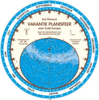 Planisfeer Zuid-Europa